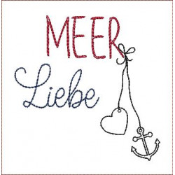 Stickdatei - Meer Liebe